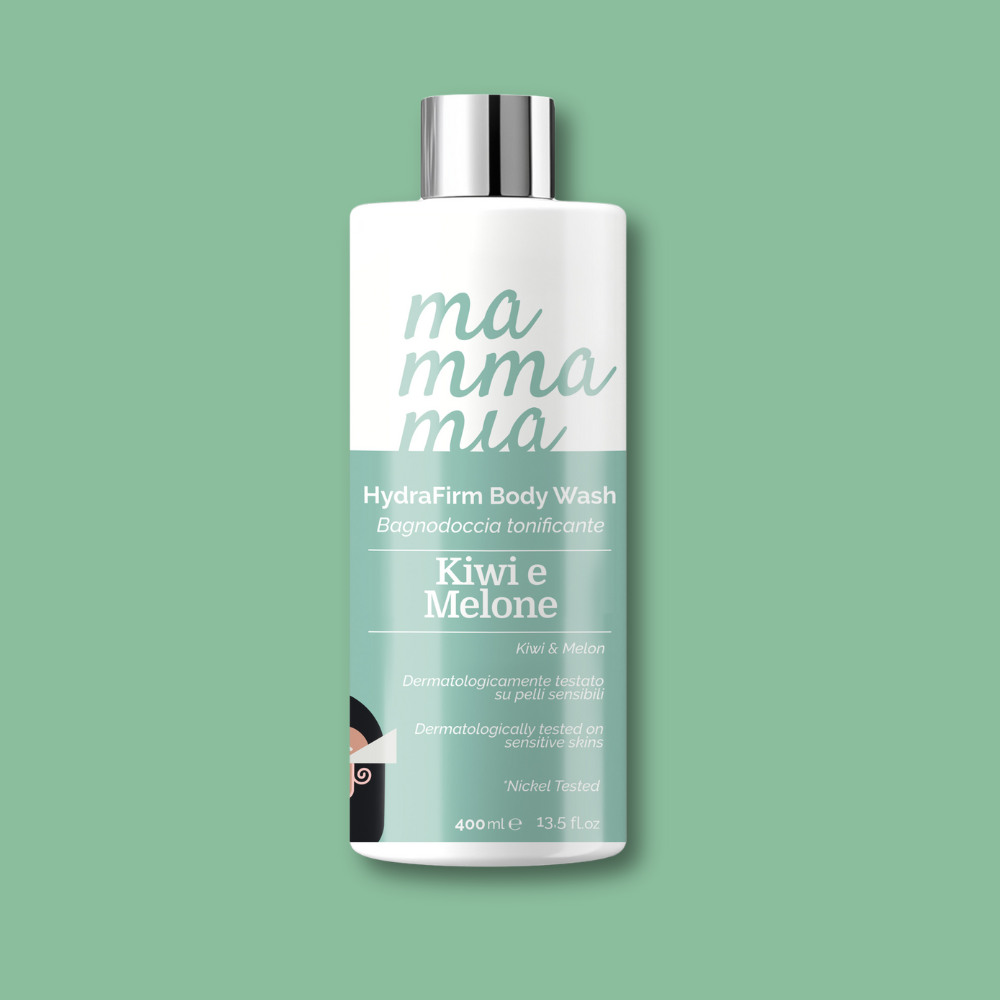 Hydrafirm Body Wash Kiwi e Melone: deterge con freschezza, stimola e tonifica la pelle ogni giorno.