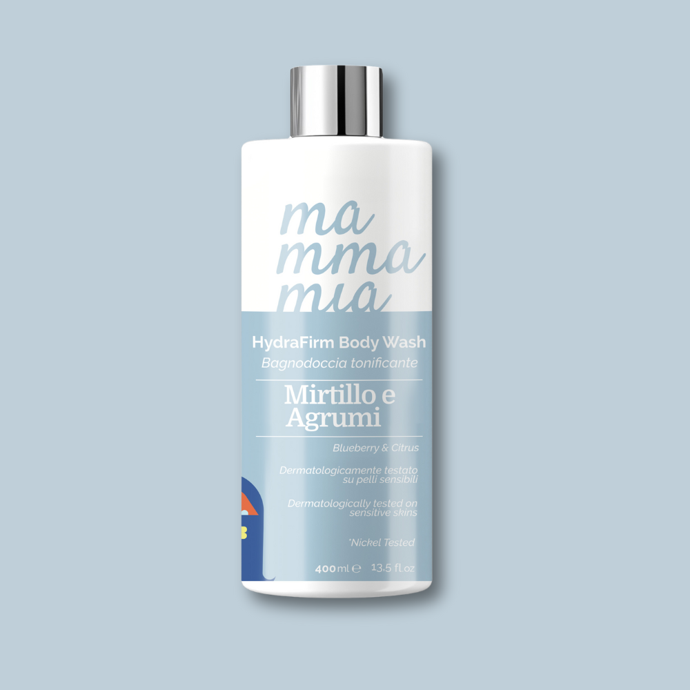 Hydrafirm Body Wash Mirtillo e Agrumi: energizza e protegge la pelle con un'esplosione di freschezza antiossidante.
